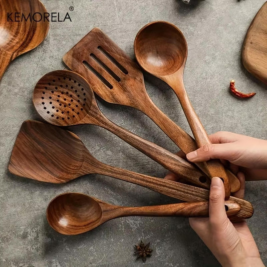 Teak Cooking set